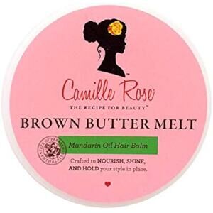 Camille Rose Brown Butter Melt Mandarin Oil Hair Balm~4.Oz Jar